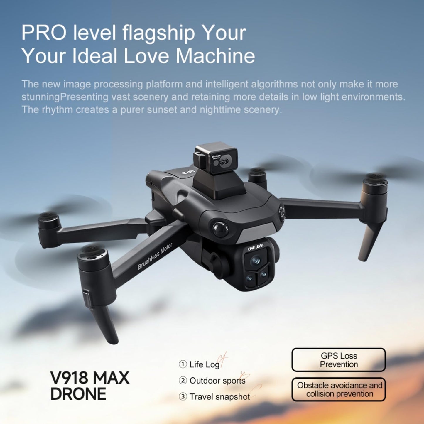 Drones with Camera for Adults 4K, Under 249g Foldable Quadcopter, 8k Camera Drone with large screen controler and GPS Auto Return, Follow Me, Easy for Beginners,3 batteries (Dark Gray)