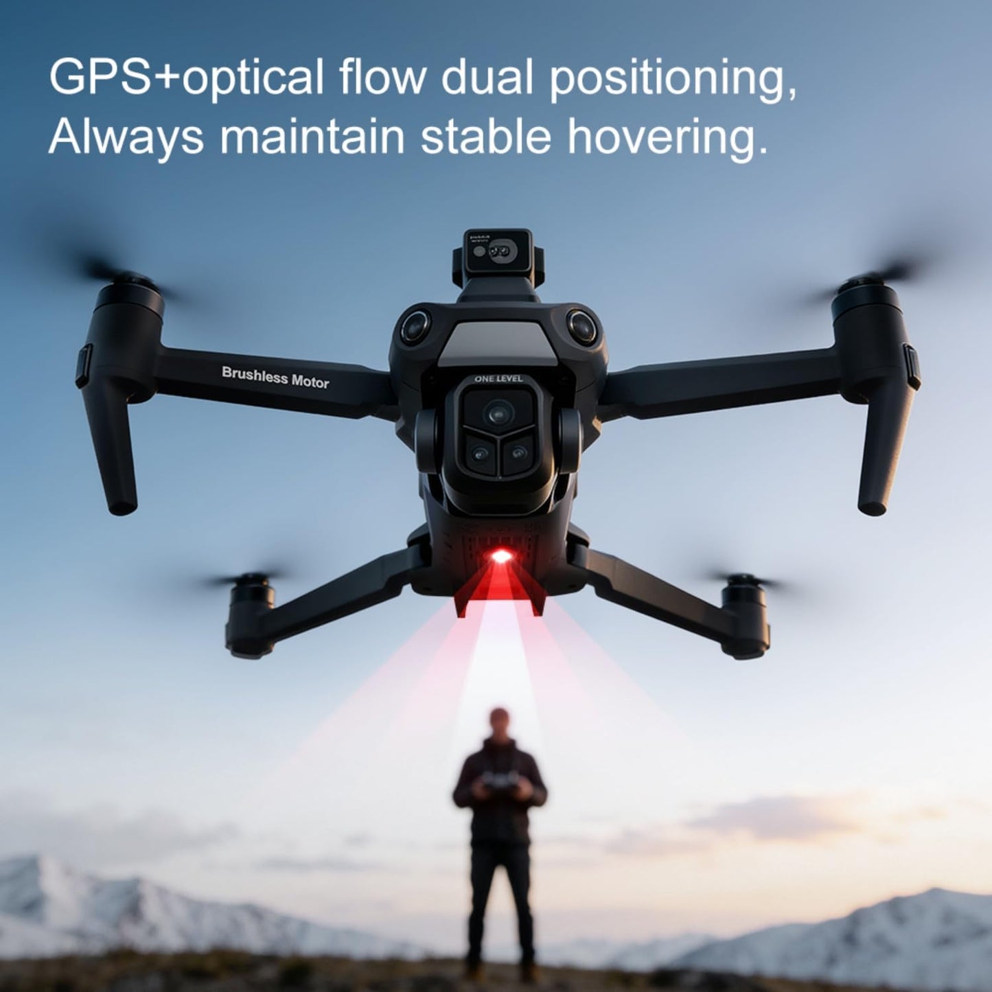 Drones with Camera for Adults 4K, Under 249g Foldable Quadcopter, 8k Camera Drone with large screen controler and GPS Auto Return, Follow Me, Easy for Beginners,3 batteries (Dark Gray)