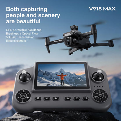 Drones with Camera for Adults 4K, Under 249g Foldable Quadcopter, 8k Camera Drone with large screen controler and GPS Auto Return, Follow Me, Easy for Beginners,3 batteries (Dark Gray)