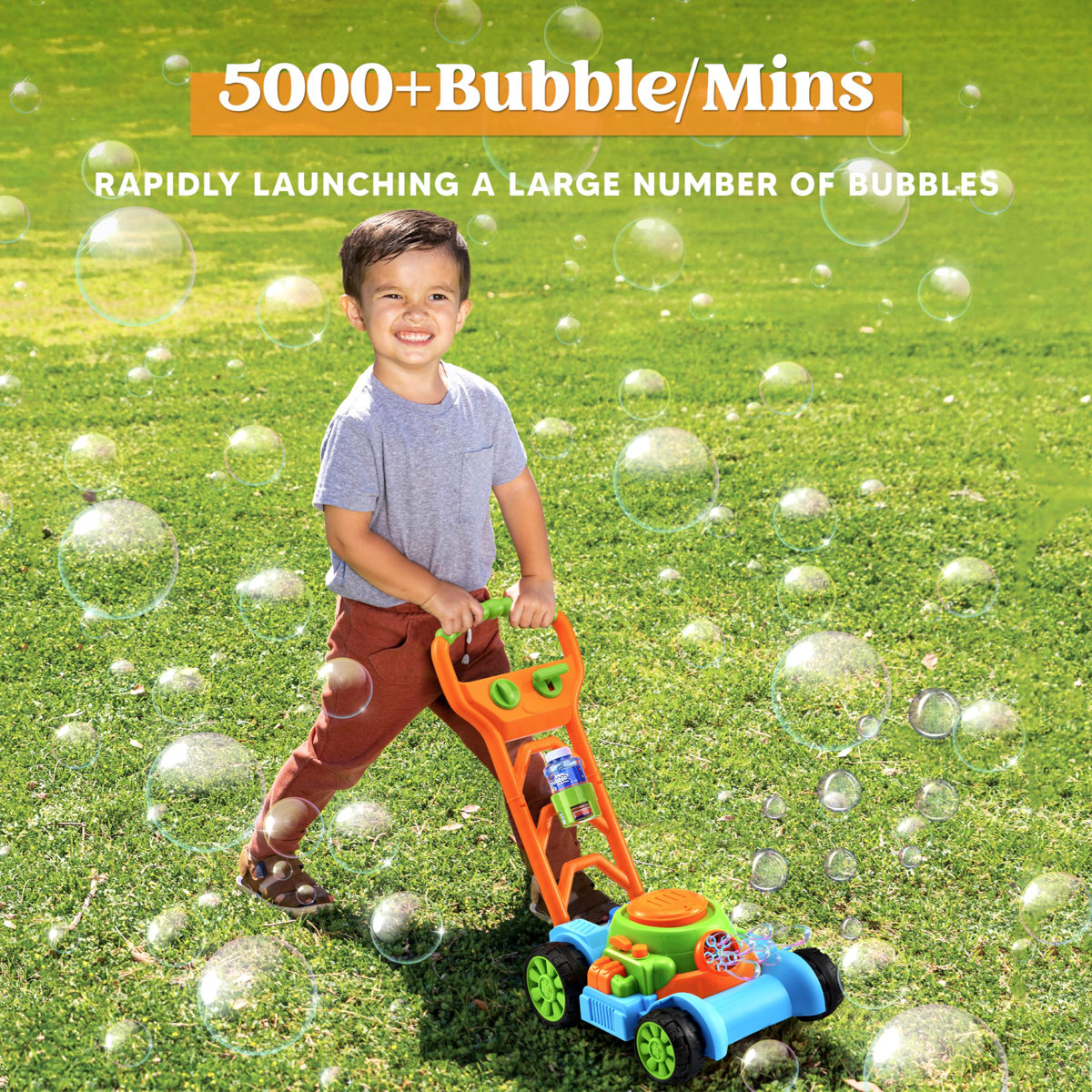 Bubble Lawn Mower Kids Bubble Machine (Set of 15)