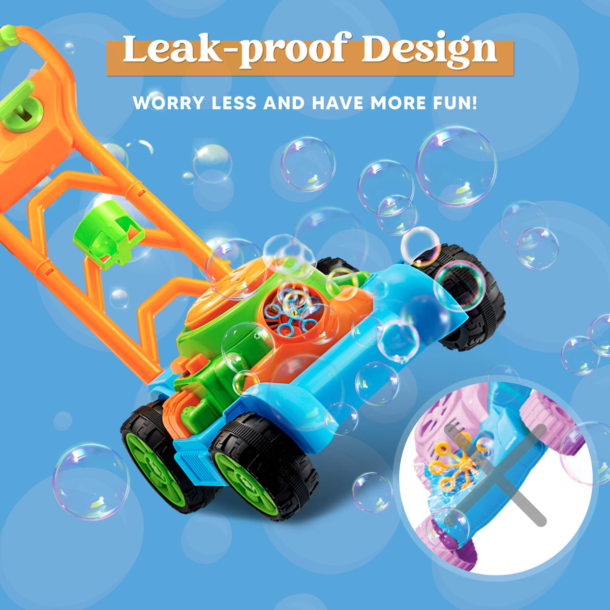 Bubble Lawn Mower Kids Bubble Machine (Set of 15)