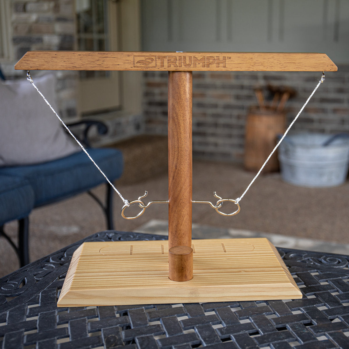 Triumph Hook & Ring Battle Game – Head-to-Head Fast-Paced Ring Toss Challenge with Built-In Scoring Ladder