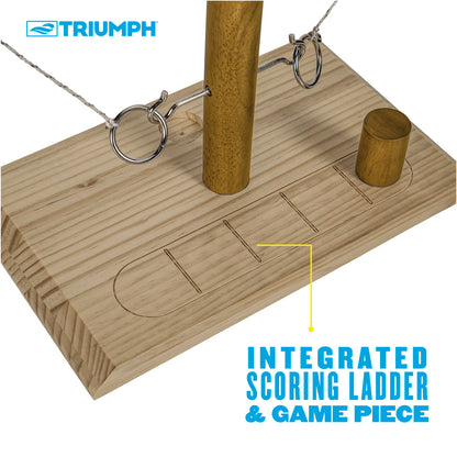 Triumph Hook & Ring Battle Game – Head-to-Head Fast-Paced Ring Toss Challenge with Built-In Scoring Ladder